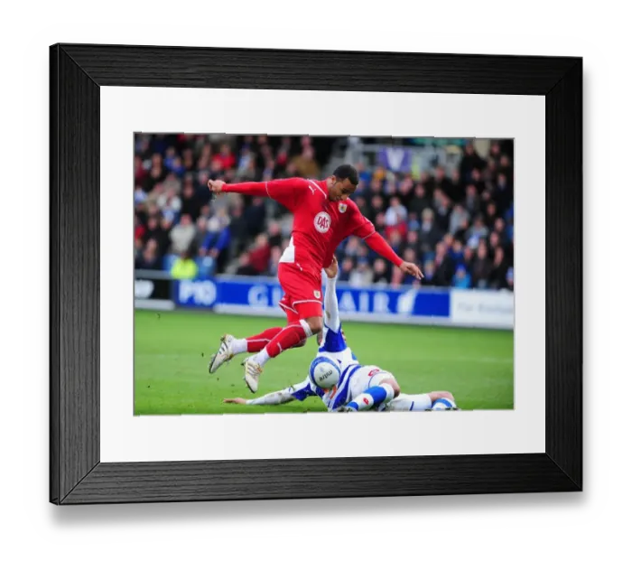 Framed Print : Clash of the Championship Contenders: QPR vs. Bristol City - Season 09-10 Football Rivalry
