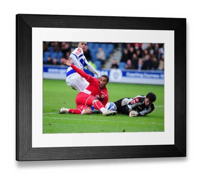 Framed Print : Battle of the Terraces: QPR vs. Bristol City - A Football Rivalry (Season 09-10)