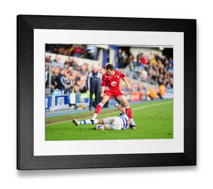 Framed Print : Battle of the West Country: QPR vs. Bristol City - Season 09-10