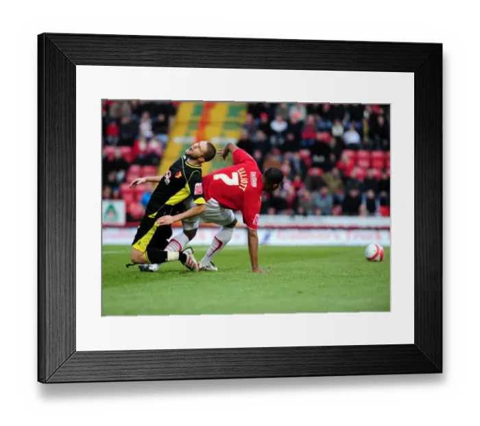 Framed Print : Bristol City vs. Watford: Season 09-10 (Football Match)