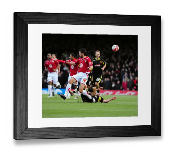Framed Print : Bristol City vs. Watford: A Football Rivalry - 09-10 Season