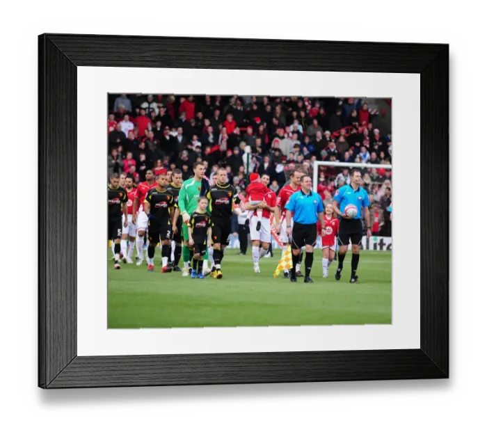 Framed Print : Bristol City vs. Watford: A Football Showdown - Season 09-10