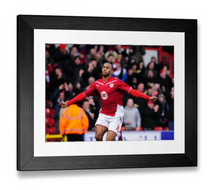 Framed Print : Football Rivalry: Bristol City vs. Watford - Season 09-10