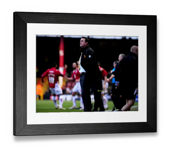 Framed Print : Bristol City vs. Watford: A Season 09-10 Football Showdown Framed Print : Bristol City vs. Watford: A Season 09-10 Football Showdown