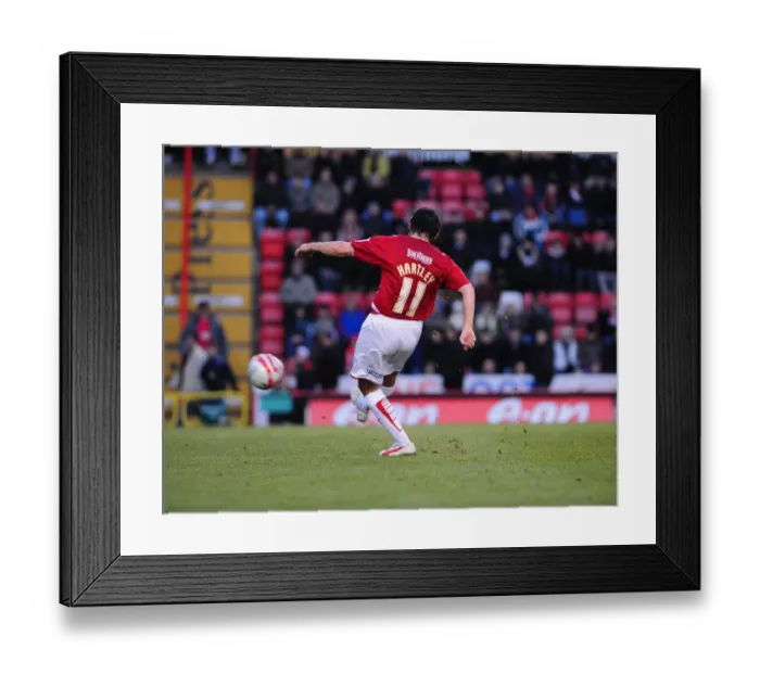 Framed Print : Bristol City vs. Watford: A Football Rivalry Unfolds - 09-10 Season Showdown