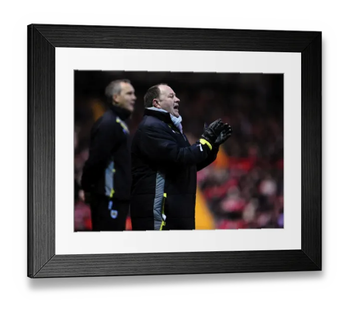 Framed Print : Bristol City vs. Watford: A Football Showdown - Season 09-10