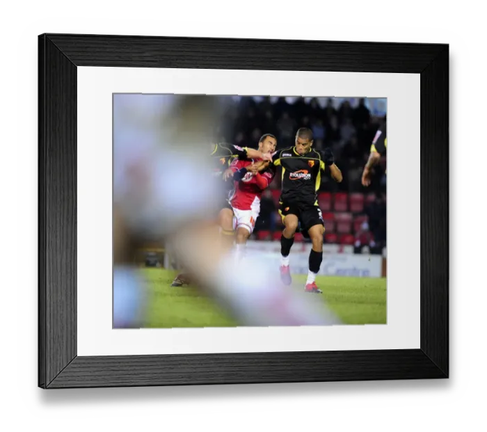Framed Print : Bristol City vs. Watford: A Football Rivalry - Season 09-10 Framed Print : Bristol City vs. Watford: A Football Rivalry - Season 09-10