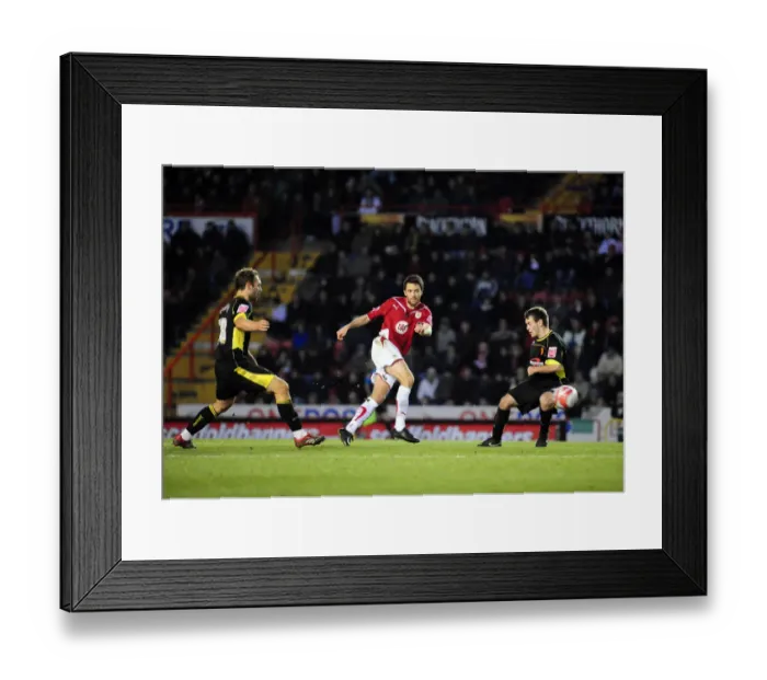 Framed Print : Bristol City First Team: Season 09-10: Bristol City v Watford