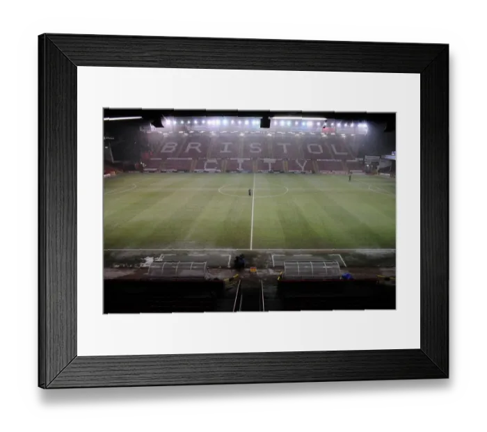 Framed Print : Bristol City vs. Cardiff City: FA Cup Clash - Season 09-10