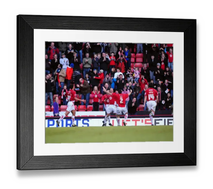 Framed Print : Bristol City vs Preston North End: A Football Rivalry - Season 09-10