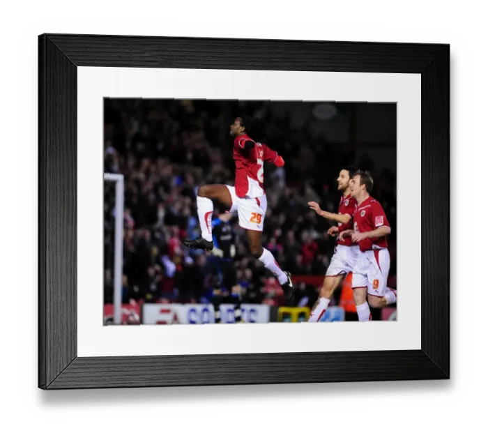 Framed Print : Bristol City vs Preston North End: A Football Rivalry - Season 09-10