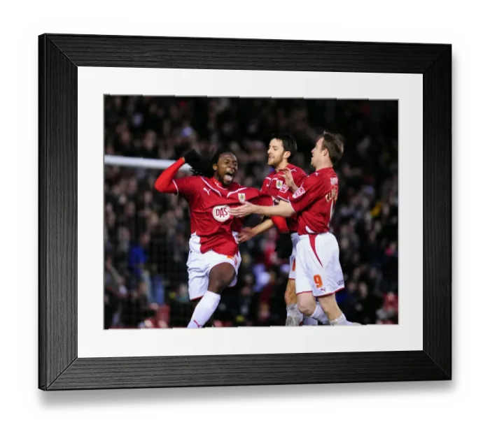 Framed Print : Bristol City vs Preston North End: A Football Rivalry - Season 09-10