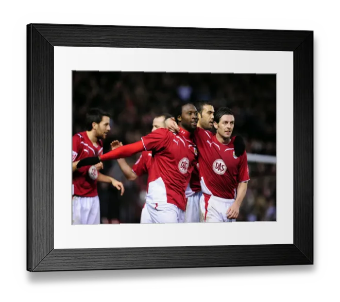 Framed Print : Bristol City vs Preston North End: A Football Rivalry - Season 09-10