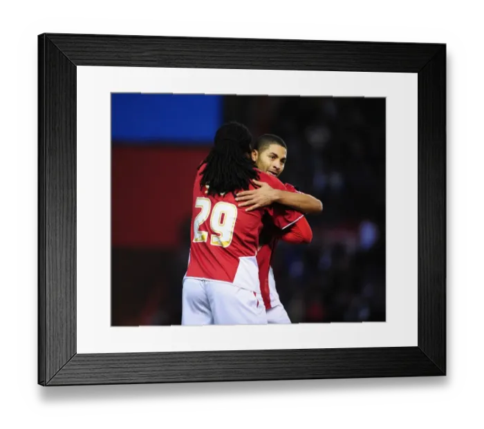 Framed Print : Bristol City vs Preston North End: A Football Rivalry Unfolds - Season 09-10