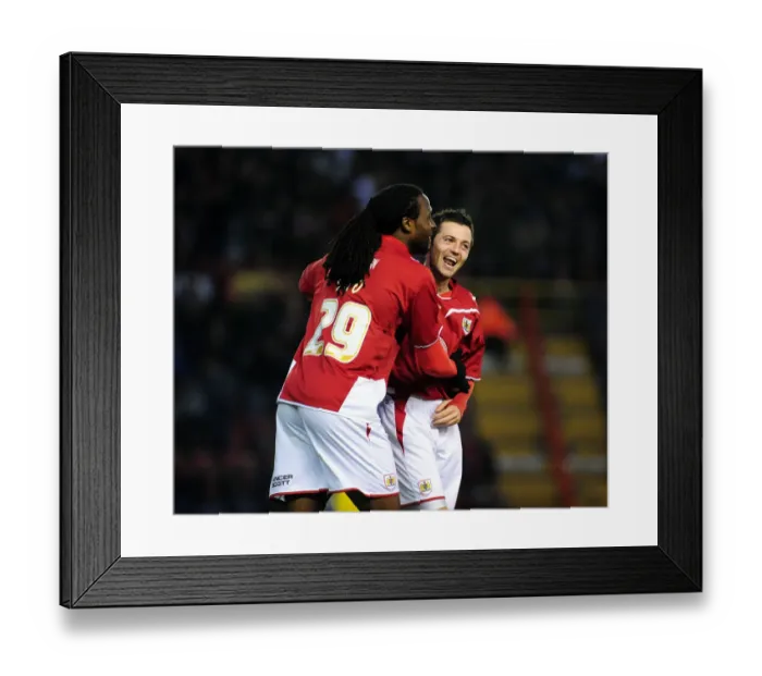 Framed Print : Bristol City vs Preston North End: A Football Rivalry - Season 09-10