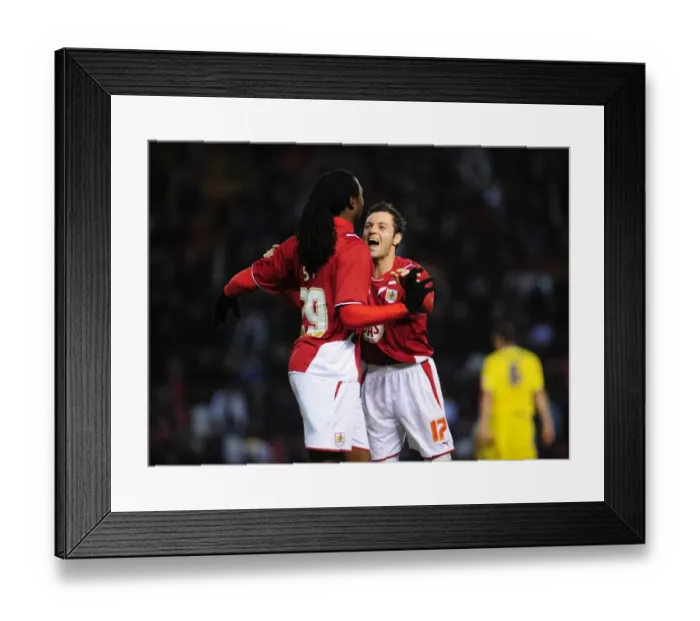 Framed Print : Bristol City vs Preston North End: A Football Rivalry - Season 09-10