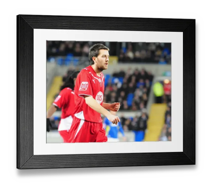 Framed Print : Bristol City vs. Cardiff City: FA Cup Clash, Season 09-10
