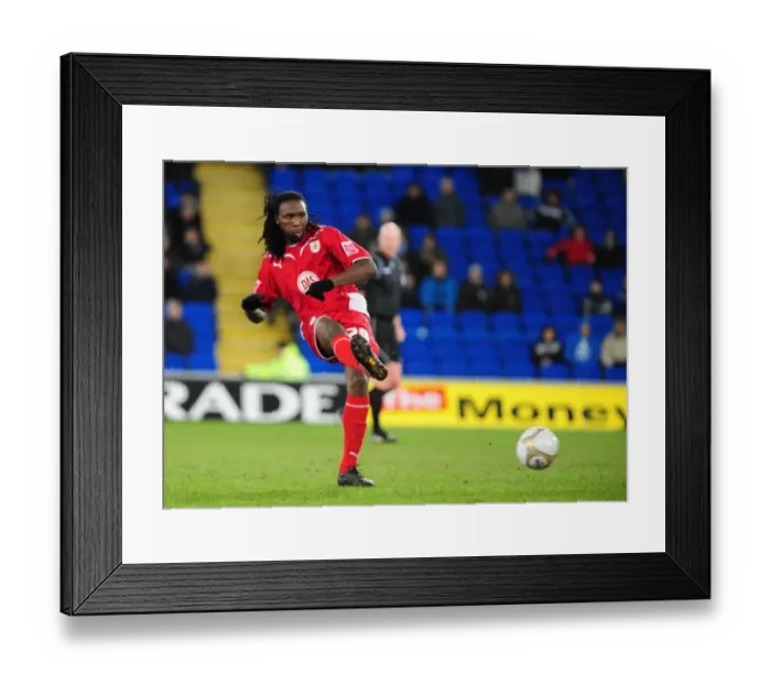 Framed Print : FA Cup Showdown: Cardiff City vs. Bristol City, Season 09-10