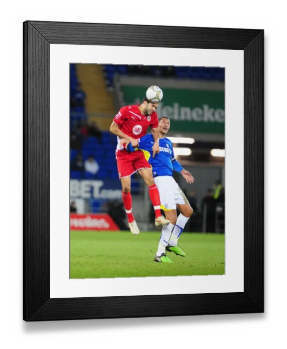 Framed Print : FA Cup Showdown: Cardiff City vs. Bristol City - Season 09-10