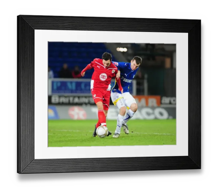 Framed Print : FA Cup Showdown: Cardiff City vs. Bristol City, Season 09-10 Framed Print : FA Cup Showdown: Cardiff City vs. Bristol City, Season 09-10