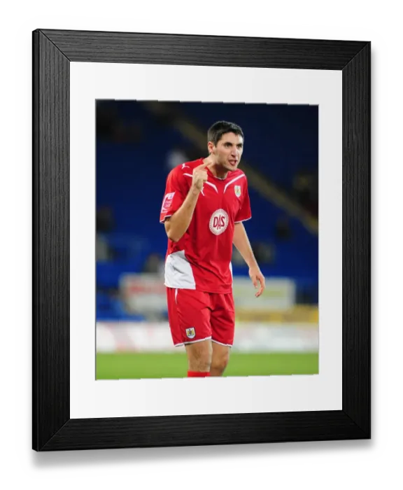 Framed Print : FA Cup Showdown: Cardiff City vs. Bristol City, Season 09-10