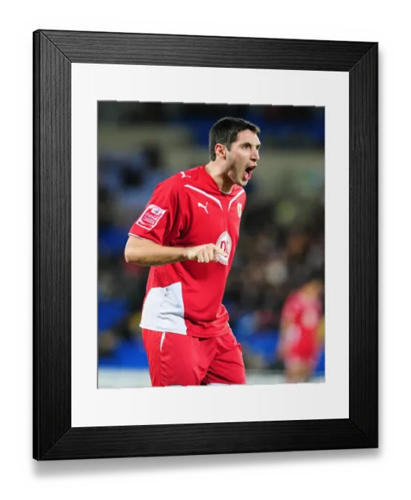 Framed Print : FA Cup Showdown: Cardiff City vs. Bristol City, Season 09-10