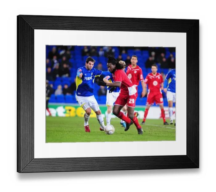 Framed Print : Bristol City vs. Cardiff City: FA Cup Clash, Season 09-10 Framed Print : Bristol City vs. Cardiff City: FA Cup Clash, Season 09-10
