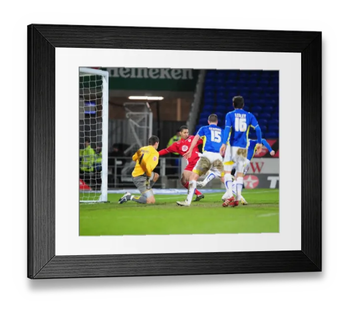 Framed Print : Bristol City vs. Cardiff City: FA Cup Clash, Season 09-10