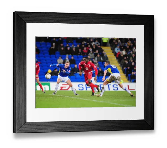 Framed Print : FA Cup Showdown: Cardiff City vs. Bristol City, Season 09-10 Framed Print : FA Cup Showdown: Cardiff City vs. Bristol City, Season 09-10