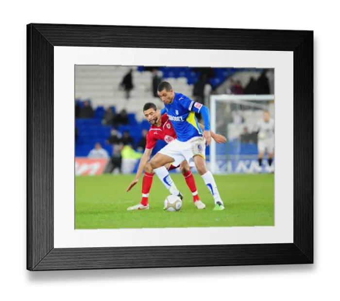 Framed Print : FA Cup Showdown: Cardiff City vs. Bristol City, Season 09-10 Framed Print : FA Cup Showdown: Cardiff City vs. Bristol City, Season 09-10