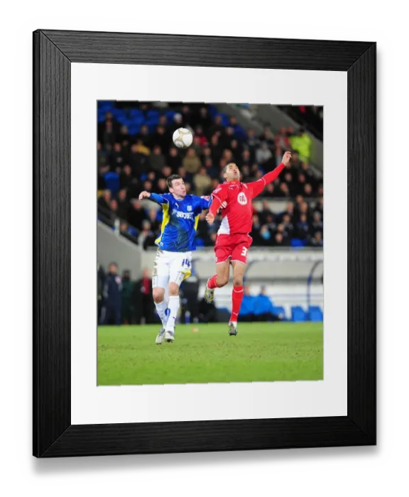 Framed Print : FA Cup Showdown: Cardiff City vs. Bristol City, Season 09-10 Framed Print : FA Cup Showdown: Cardiff City vs. Bristol City, Season 09-10