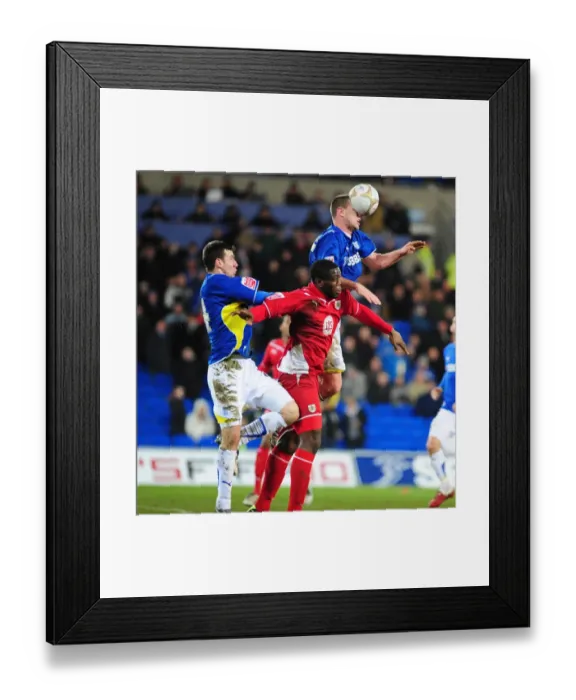 Framed Print : FA Cup Showdown: Cardiff City vs. Bristol City, Season 09-10 Framed Print : FA Cup Showdown: Cardiff City vs. Bristol City, Season 09-10