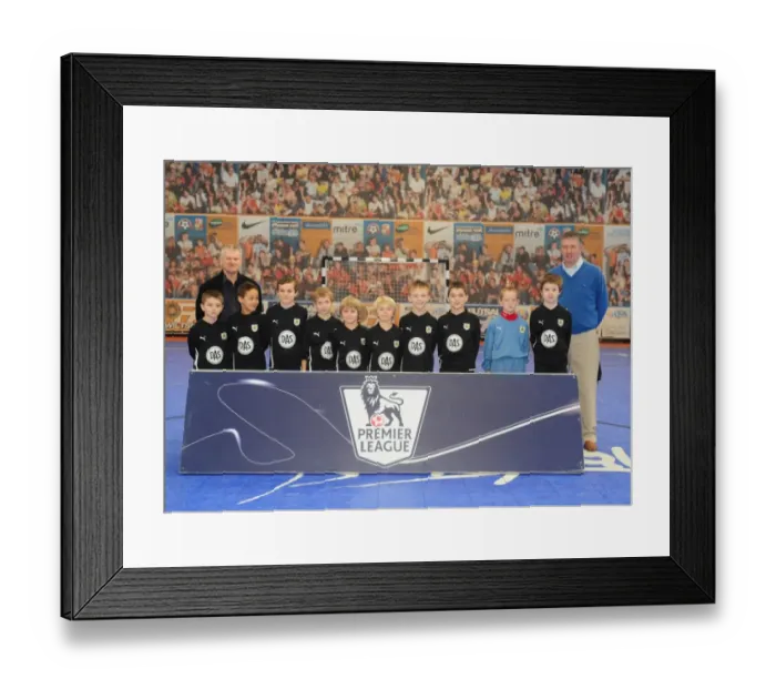 Framed Print : Bristol City First Team at the 09-10 Academy Futsal Tournament