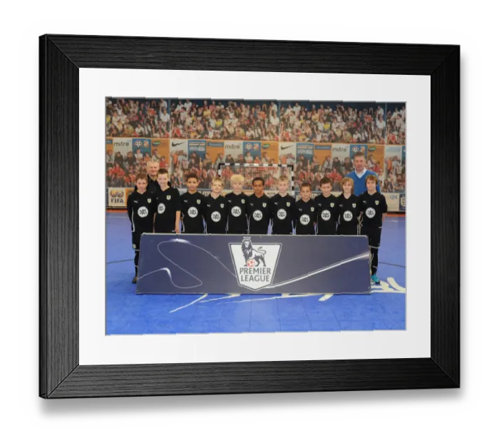 Framed Print : Bristol City First Team at Academy Futsal Tournament (Season 09-10) Framed Print : Bristol City First Team at Academy Futsal Tournament (Season 09-10)