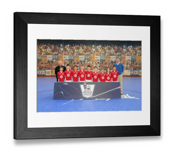 Framed Print : Bristol City First Team at 09-10 Academy Futsal Tournament