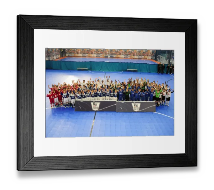 Framed Print : Bristol City First Team vs. Birmingham City: Academy Futsal Tournament - Season 09-10