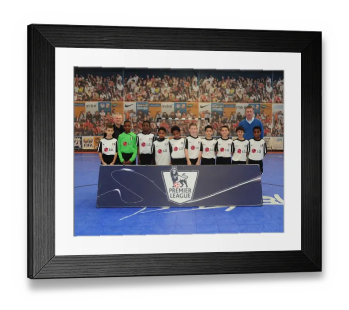Framed Print : Bristol City First Team at 09-10 Academy Futsal Tournament: A Season of Determination and Skill
