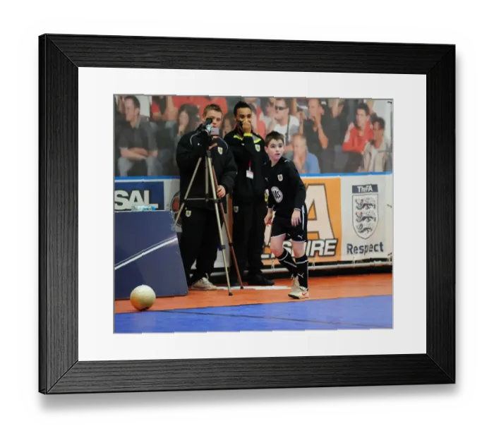 Framed Print : Bristol City First Team: 09-10 Academy Futsal Tournament Win Framed Print : Bristol City First Team: 09-10 Academy Futsal Tournament Win