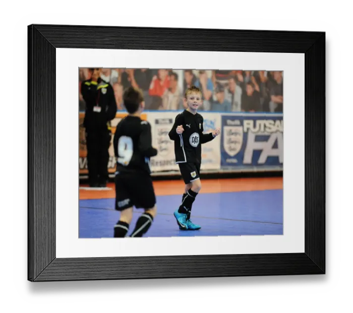 Framed Print : Bristol City First Team: 09-10 Academy Futsal Tournament Win