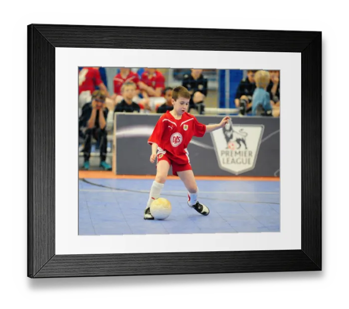 Framed Print : Bristol City First Team: 09-10 Academy Futsal Tournament Win
