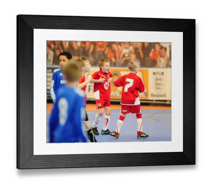 Framed Print : Bristol City First Team: 09-10 Academy Futsal Tournament Win