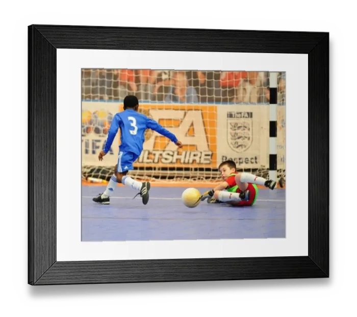 Framed Print : Bristol City First Team at Chelsea Academy Futsal Tournament: Season 9-10 Showdown