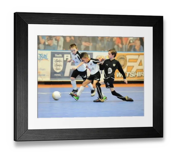 Framed Print : Bristol City First Team vs Fulham: Academy Futsal Tournament (Season 09-10)