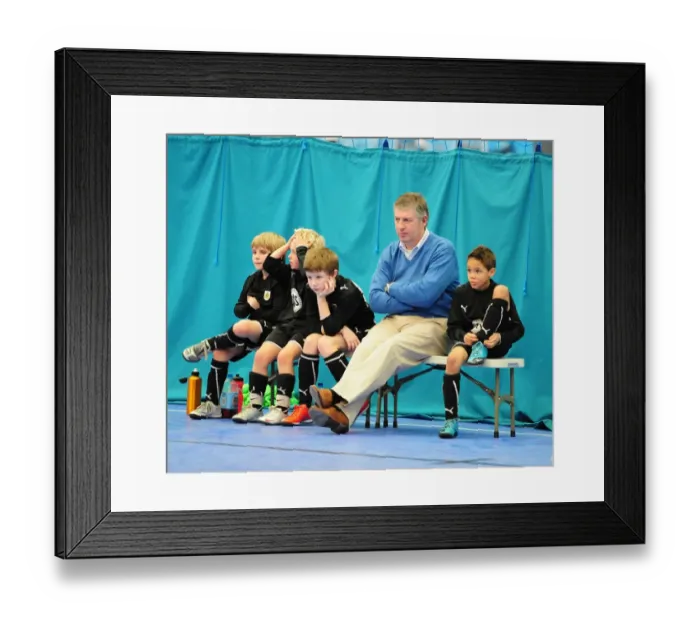 Framed Print : Bristol City First Team at 09-10 Academy Futsal Tournament: A Season of Determination and Skill