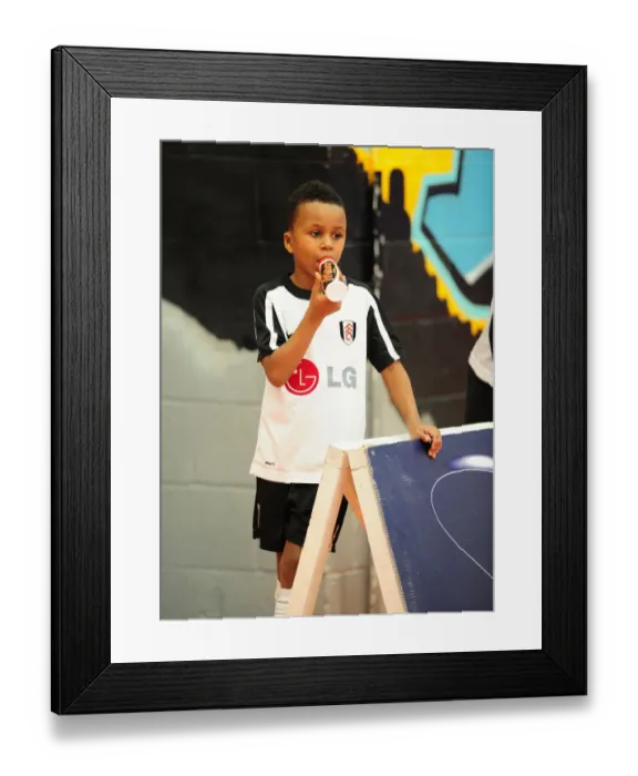 Framed Print : Bristol City First Team vs. Fulham: 09-10 Academy Futsal Tournament Framed Print : Bristol City First Team vs. Fulham: 09-10 Academy Futsal Tournament
