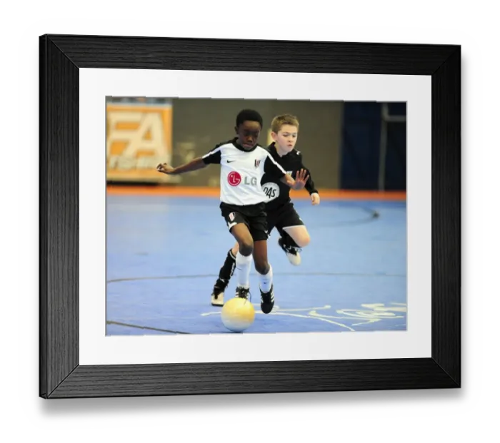 Framed Print : Clash of Young Talents: Bristol City Academy vs Fulham - 09-10 Season: Battle at the Academy Tournament Framed Print : Clash of Young Talents: Bristol City Academy vs Fulham - 09-10 Season: Battle at the Academy Tournament