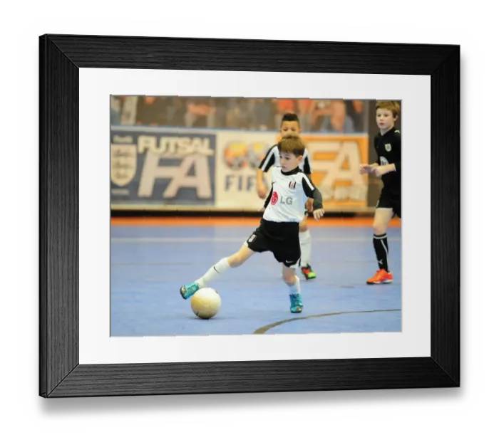Framed Print : Bristol City First Team vs Fulham: 09-10 Academy Futsal Tournament