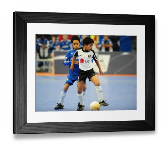 Framed Print : Clash of Football Titans: Bristol City Academy vs. Chelsea First Team - 09-10 Academy Futsal Tournament Framed Print : Clash of Football Titans: Bristol City Academy vs. Chelsea First Team - 09-10 Academy Futsal Tournament