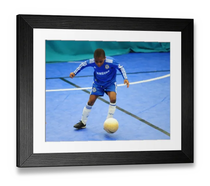 Framed Print : Clash of Football Titans: Bristol City Academy vs. Chelsea First Team - 09-10 Academy Futsal Tournament Framed Print : Clash of Football Titans: Bristol City Academy vs. Chelsea First Team - 09-10 Academy Futsal Tournament