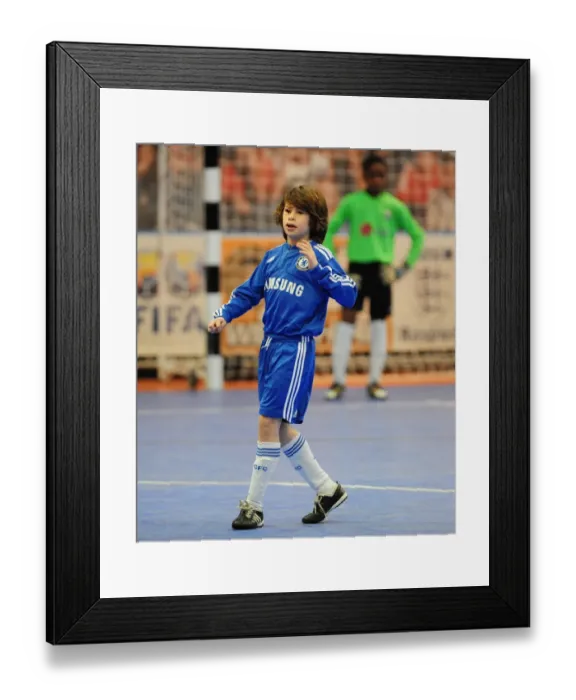 Framed Print : Thrilling Futsal Showdown: Bristol City Academy vs. Chelsea - Season 09-10 Framed Print : Thrilling Futsal Showdown: Bristol City Academy vs. Chelsea - Season 09-10